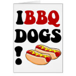 Barbecue drôle cartes de vœux