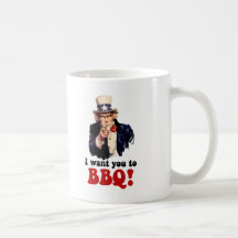 Barbecue drôle tasse à café