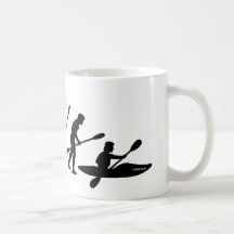 Barbotant l'évolution (kayak) mug