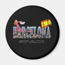 Barcelone Espagne Magnets