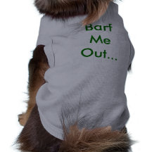Barf je… manteaux pour animaux domestiques