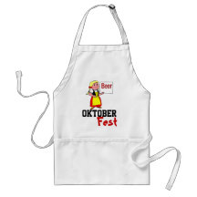 Barmaid au tablier d'Oktoberfest