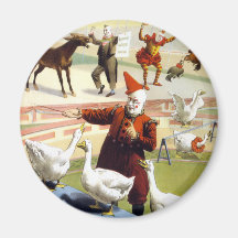 Barnum et Bailey - oies de exécution merveilleuses Magnets