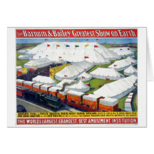 Barnum et exposition de Bailey plus grande sur ter Cartes De Vœux