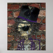 Baron Samedi, esprit de vaudou de la mort Posters