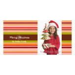 Barre le carte photo de vacances de Noël photocartes