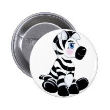 Barre le zèbre de bébé badges