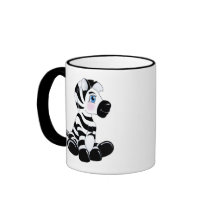 Barre le zèbre de bébé tasse à café