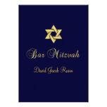 Barrez Mitzvah/couleur de noir/arrière - plan de l Faire-part