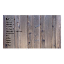 Barrière en bois patinée cartes de visite personnelles