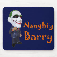 Barry vilain obama tapis de souris
