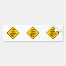 Bas avions de vol - poteau de signalisation autocollants pour voiture