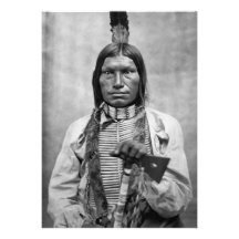 Bas chien - photo de cru de Natif américain Cartons D'invitation
