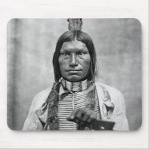 Bas chien - photo de cru de Natif américain Tapis De Souris