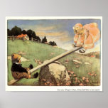 Bascule, copie de comptine de Margery Daw Poster