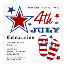 Bascules électroniques patriotiques 4 juillet de d invitation