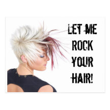 BASCULEZ vos cheveux ! ! ! Carte Postale