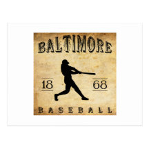 Base-ball 1868 de Baltimore le Maryland Cartes Postales