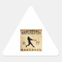 Base-ball 1877 de Manchester New Hampshire Autocollants