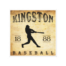Base-ball 1888 de Kingston Ontario Canada Toiles Tendues