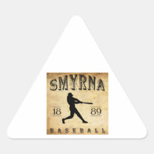 Base-ball 1889 de Smyrna Delaware Autocollants