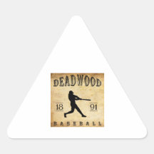 Base-ball 1891 du Dakota du Sud de bois mort Adhésif