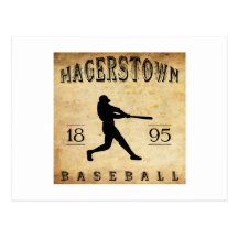 Base-ball 1895 de Hagerstown le Maryland Cartes Postales