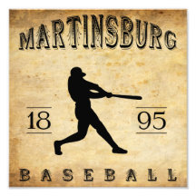 Base-ball 1895 de Martinsburg la Virginie Occident Photographies D’art