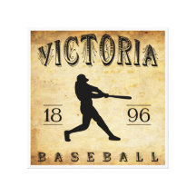 Base-ball 1896 du Canada de Colombie-Britannique d Impression Sur Toile