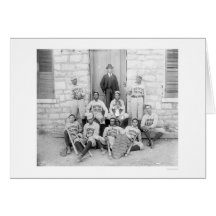 Base-ball 1900 d'Afro-américain Cartes De Vœux