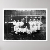 Base-ball 1910 de Honolulu Hawaï Posters