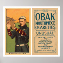 Base-ball 1910 de Speas Portland Affiche