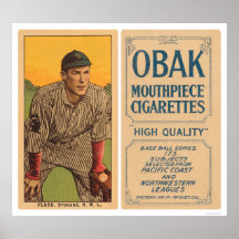 Base-ball 1910 de Spokane d'inondation Poster