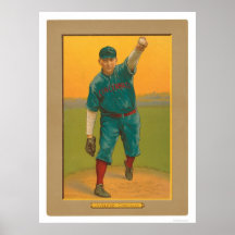 Base-ball 1911 de rouges de Harry Coveleski Affiche