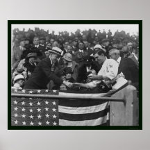 Base-ball 1924 de série du monde du Président Cool Affiches