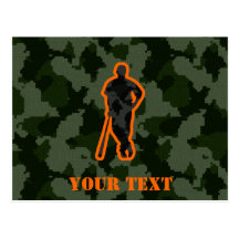 Base-ball de Camo Carte Postale