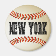 BASE-BALL DE NEW YORK AIMANTS POUR RÉFRIGÉRATEUR