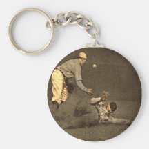 Base-ball Keychain dans le rétro style frais Porte-clefs