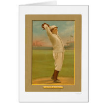 Base-ball rouge 1911 d'Ames Giants Cartes De Vœux