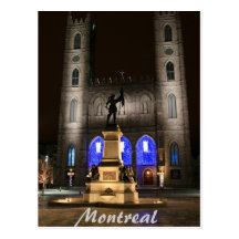 Basilique de Montréal Notre-Dame Carte Postale