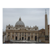 Basilique et carré de St Peters à Ville du Vatican Cartes Postales