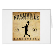 Basket-ball 1893 de Nashville Tennessee Carte De Vœux