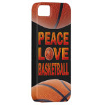 Basket-ball d'amour de paix coque iPhone 5