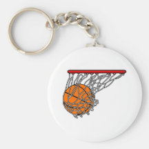 Basket-ball dans le cercle porte-clés