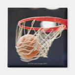 Basket-ball dans le panier aimants