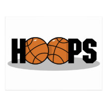 Basket-ball de cercles carte postale