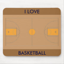 BASKET-BALL DE MOUSEPAD TAPIS DE SOURIS