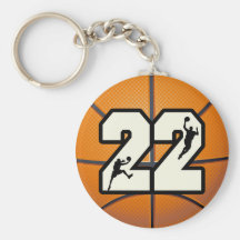 Basket-ball du numéro 22 porte-clefs