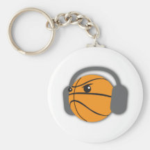 Basket-ball fou porte-clés
