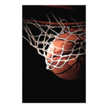 Basket-ball Motifs Pour Papier À Lettre